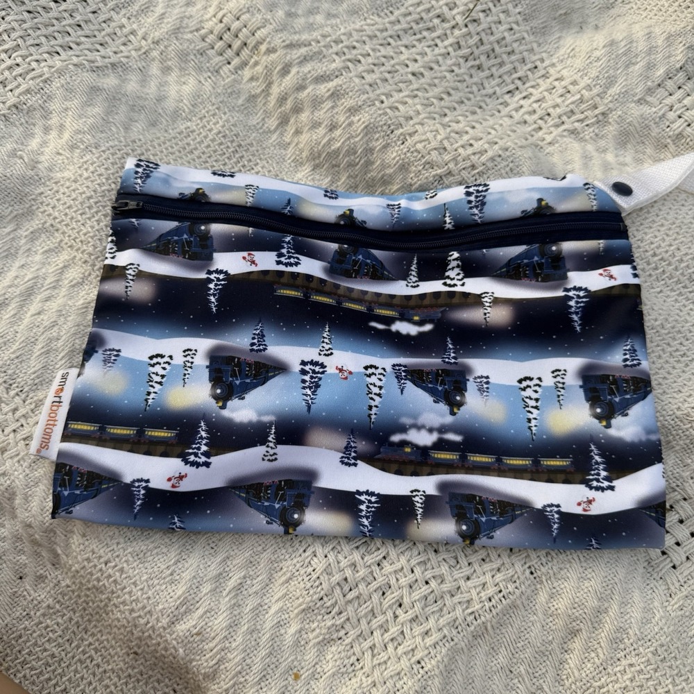Smart Bottoms Small Wet Bag Cloth Diapers Polar Express Diapering Swim